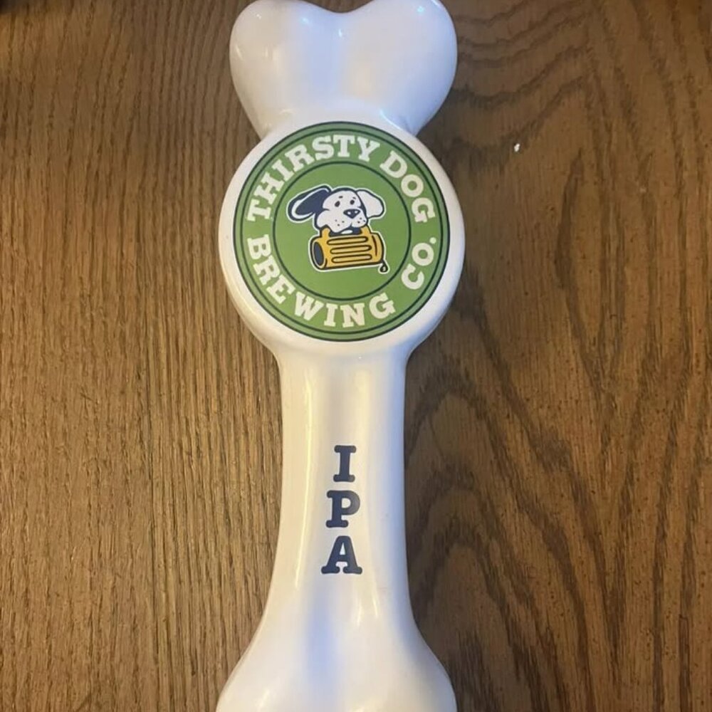 Thirsty Dog Brewing Co. draft beer tap handle!